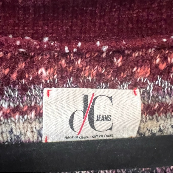 Warm Knitted Long Sweater Robe - Plus Size DC Jeans XL - Picture 3 of 4